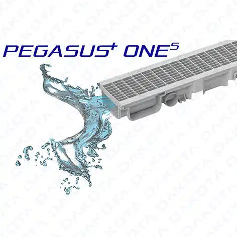 Pegasus Plus One S con Griglia - Canaletta 100x35 - Nera