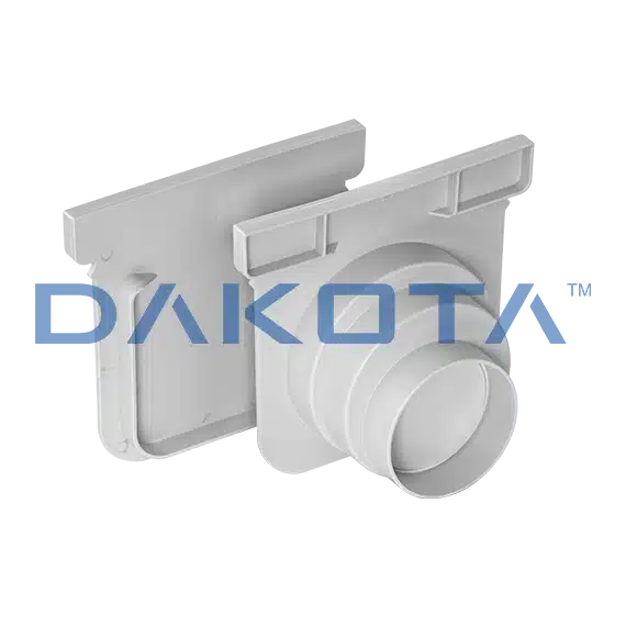 Set Tappi Aperto/Chiuso per canalette Pegasus Plus 130x120 - Grigi - (2 pz. a set)