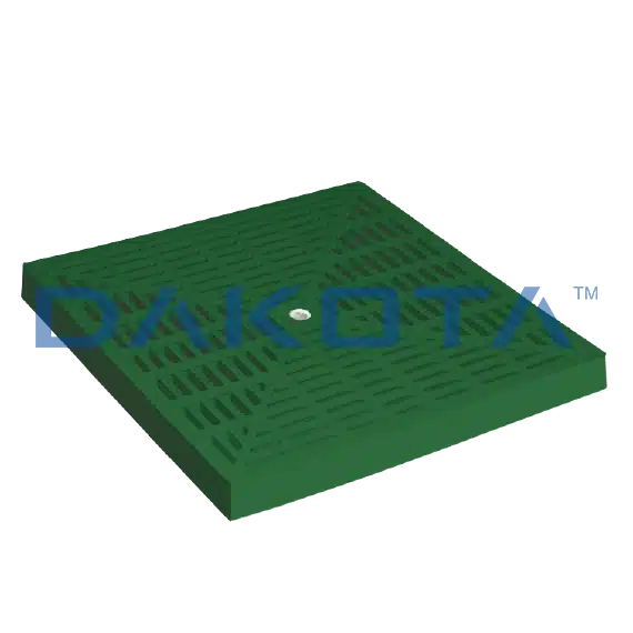 Griglia Plus Verde per pozzetto 450x450