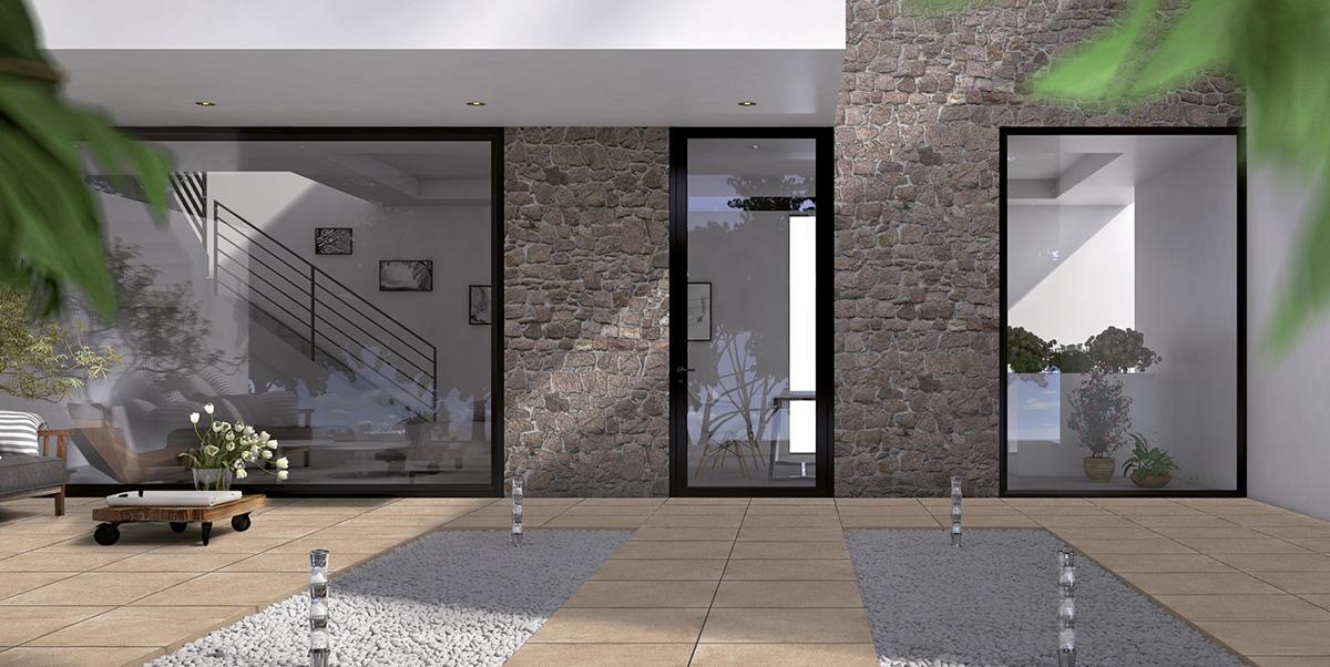 Gres spessorato SUPER HARD KERAMIK CEMENTO TAUPE 60x60x3 cm