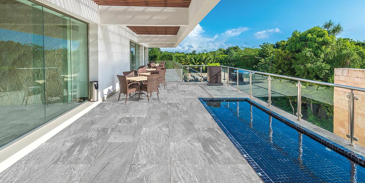 Gres spessorato CERVINO GREY 40x120x2 cm - da pavimentazione e rivestimento