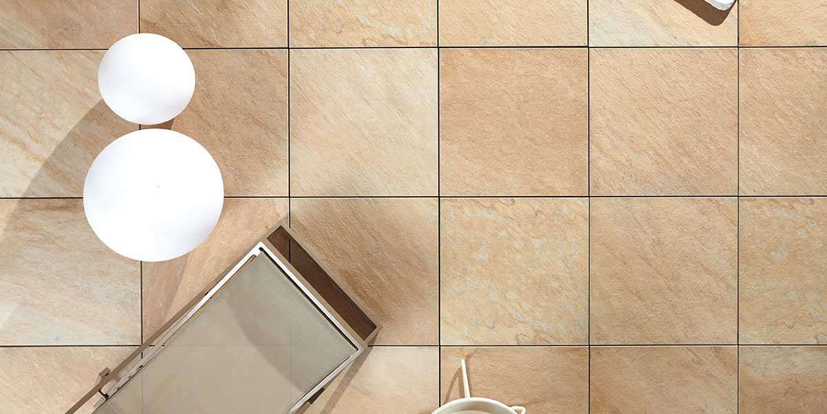 Gres spessorato COLOSSEO QUARZITE GIALLA 60x60x2 cm