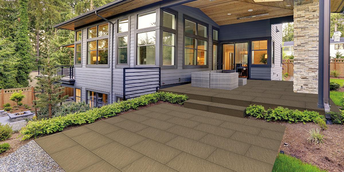 Gres spessorato DOLOMITI SENAPE 40x80x2 cm - da pavimentazione e rivestimento