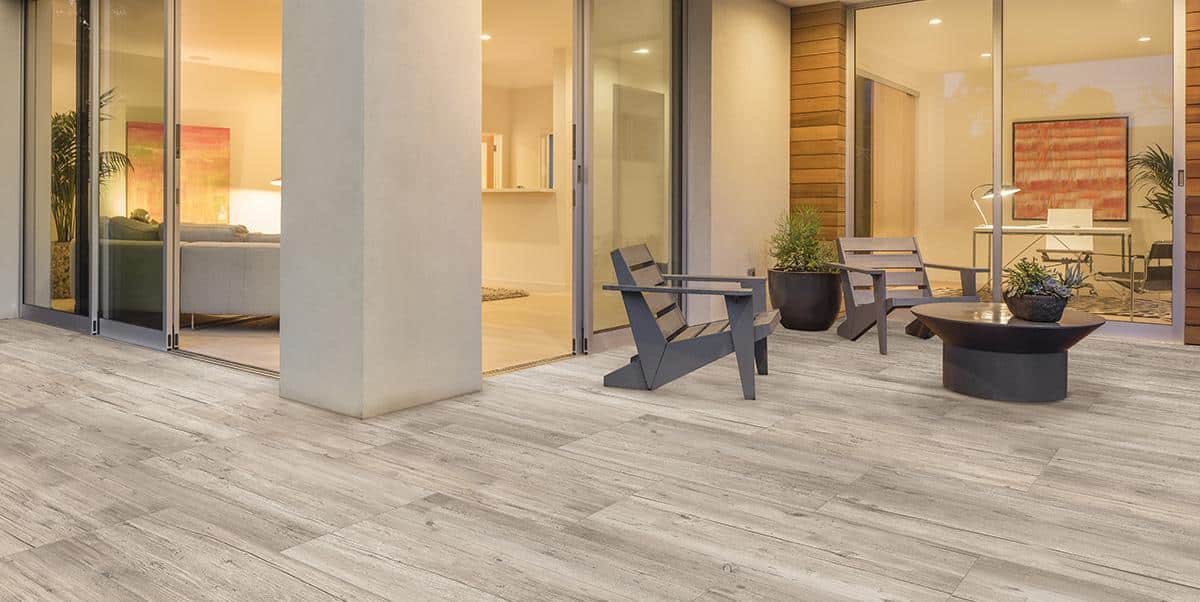 Gres spessorato WOOD FORESTA GRIGIO 40x80x2 cm