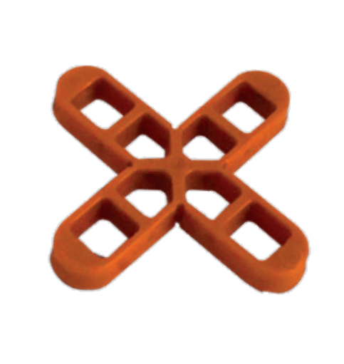 Distanziatore a croce per fughe da 10 mm - Confezione da 25 buste (200 pz. ognuna)