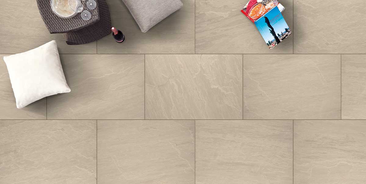 Gres spessorato TEMPIO KANDLA BEIGE 60x90x2 cm