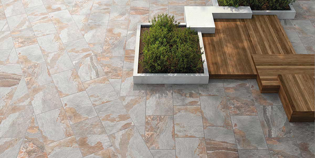 Gres spessorato MIDLAKE ARDESIA 22,5X22,5x2 cm