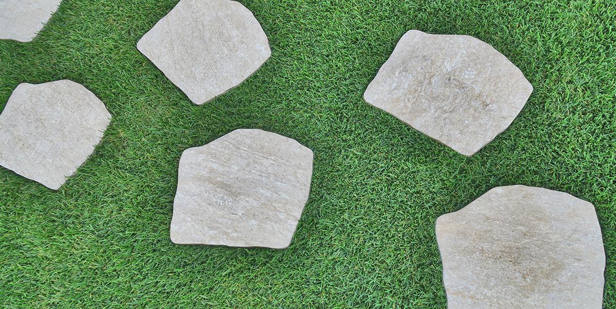 Gres spessorato PASSO GIAPPONESE BARGE - Ø 42-36x2 cm