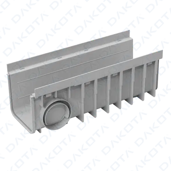 Pegasus Heavy 200/175 con imbocco laterale - Canaletta di scolo