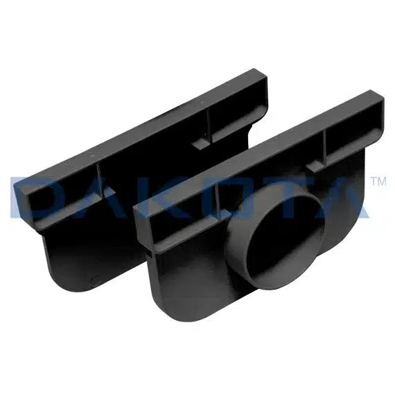 Set Tappi Aperto/Chiuso per canalette Pegasus Plus 130x75 - Neri - (2 pz. a set)