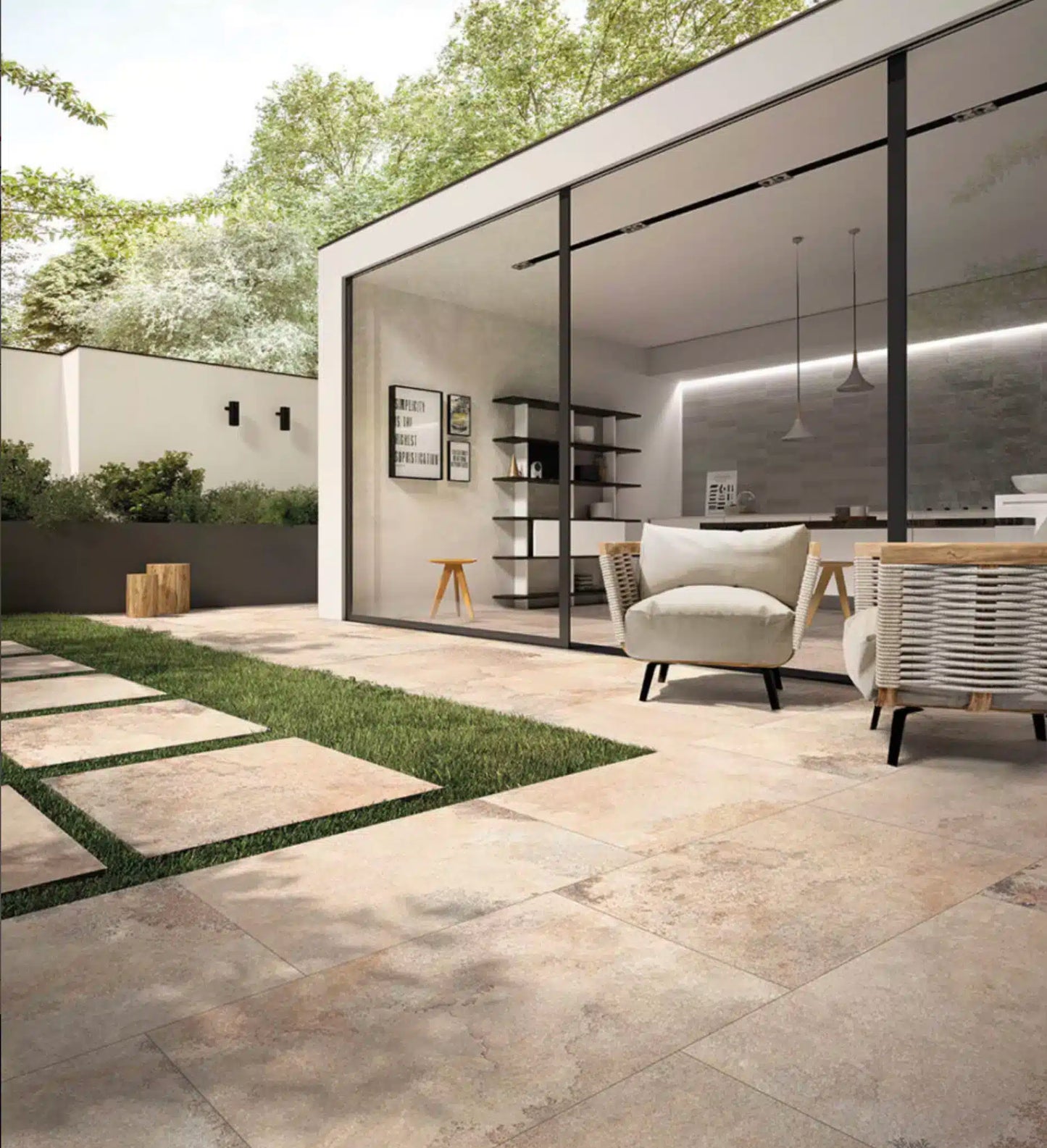 Gres spessorato PIETRA DEL SOLE 60x90x2 cm