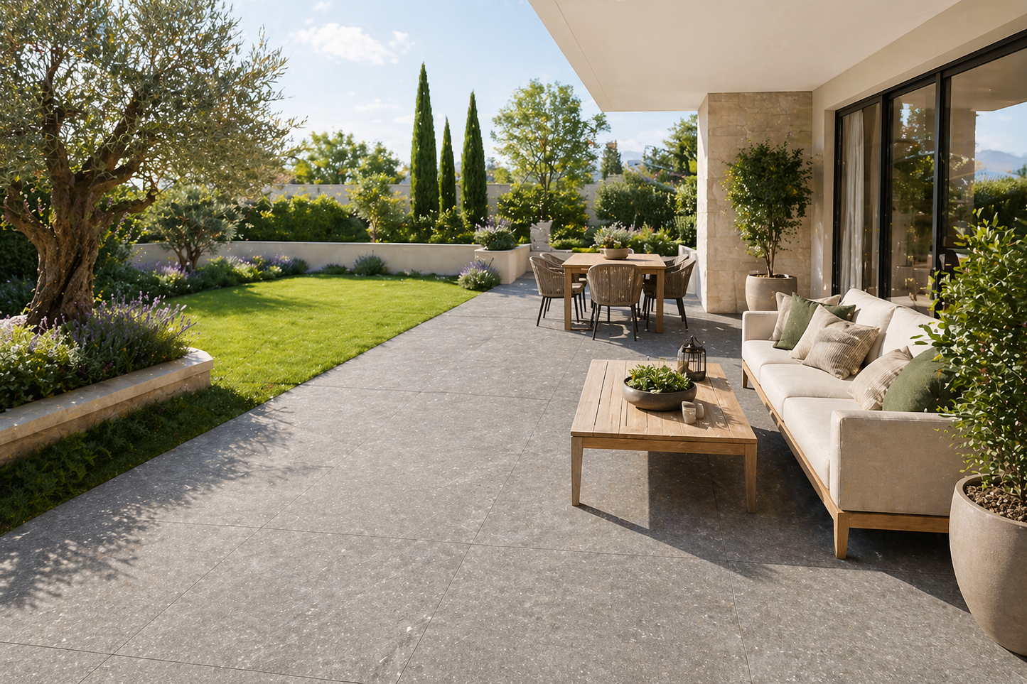 Gres spessorato ROME GREY 60x60x2 cm