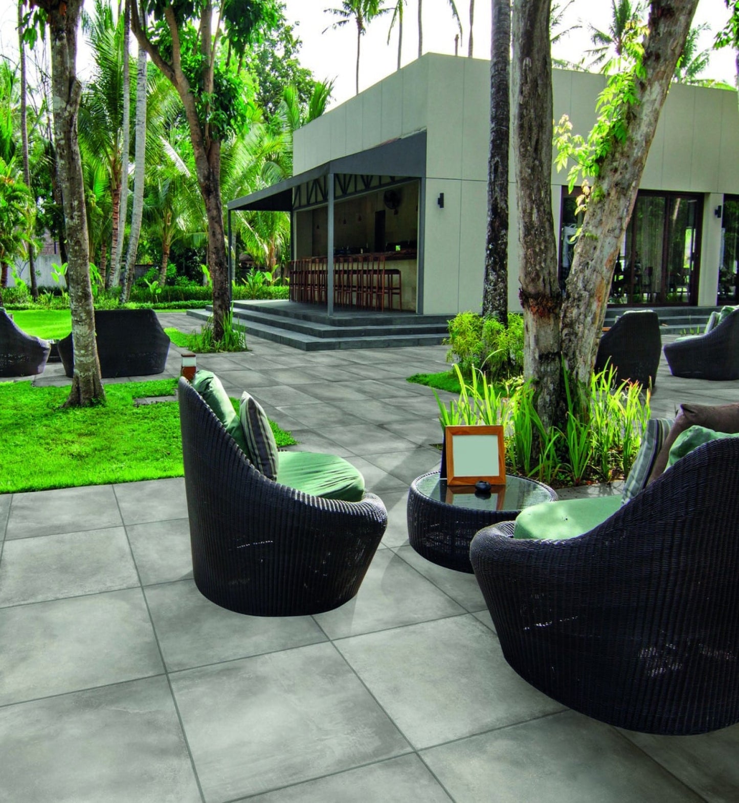 Gres spessorato ULTRA BASIC GREY 60x60x2 cm