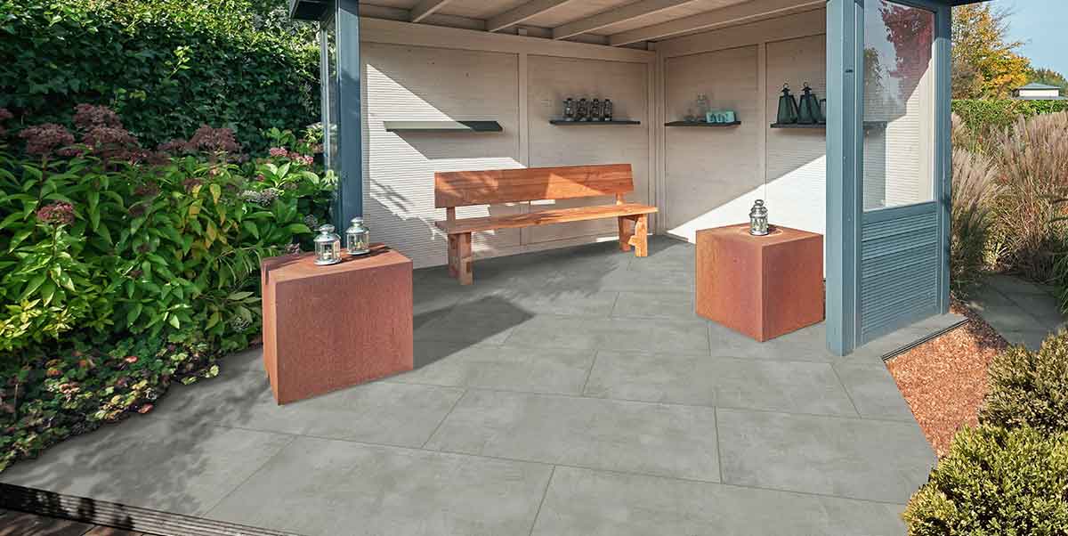 Gres spessorato URBAN PRO GREY 80x80x2 cm