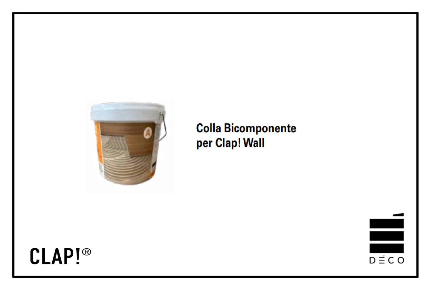 CLAP! - Colla bicomponente per Clap!Wall - Confezione da 13 kg