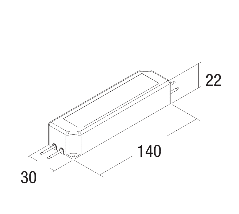 Driver - Alimentatore corrente costante 350 mA - IP20 - max 14W