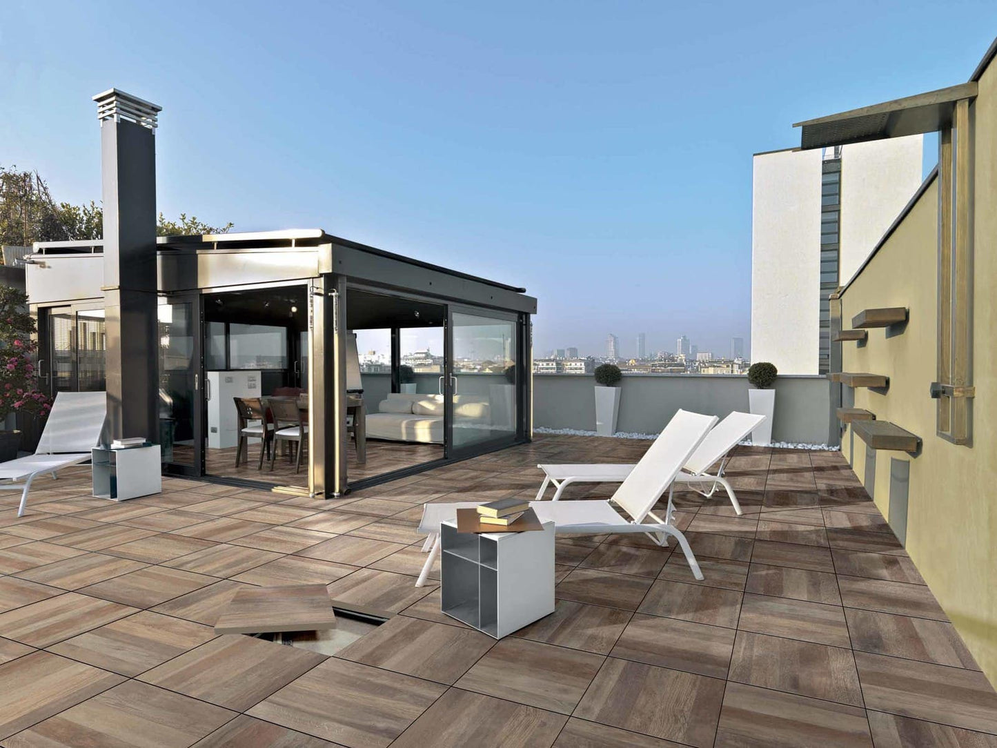 Gres spessorato ULTRA WOOD 60x60x2 cm