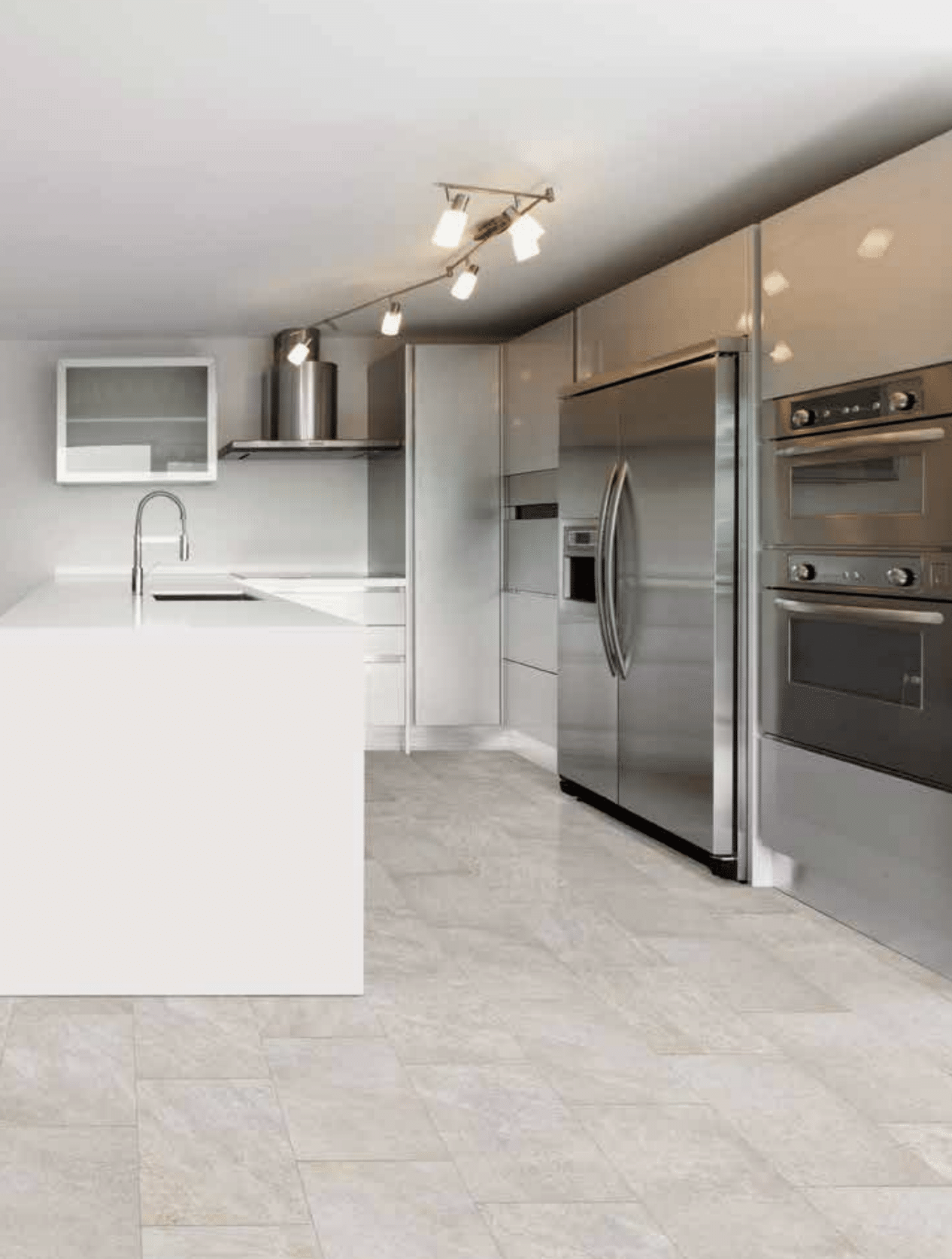 Gres spessorato SCOUT WHITE 60x60x2 cm