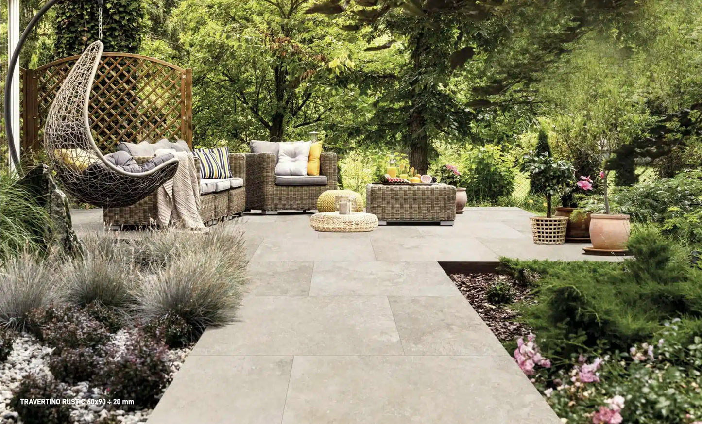 Gres spessorato TRAVERTINO RUSTIC 60x90x2 cm