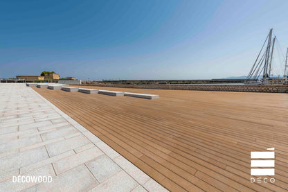 DÉCOWOOD - Pavimento per esterno - Profilo Plus Solido- 20x165x2200mm