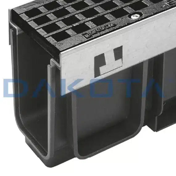 Canaletta Taurus 130 x 150 con griglia in ghisa D400 premontata