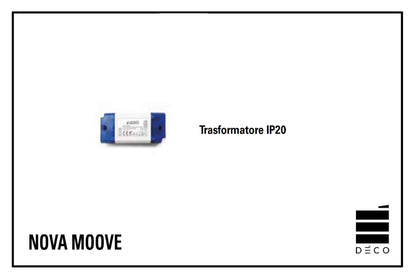 NOVA- Trasformatore 24 W per Led di illuminazione MOOVE.URBAN con Doga Tower