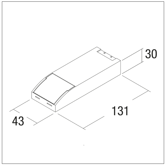 Driver - Alimentatore corrente costante - IP20 - 8W