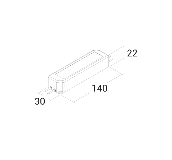 Driver - Alimentatore corrente costante 350 mA - IP20 - max 16,8W