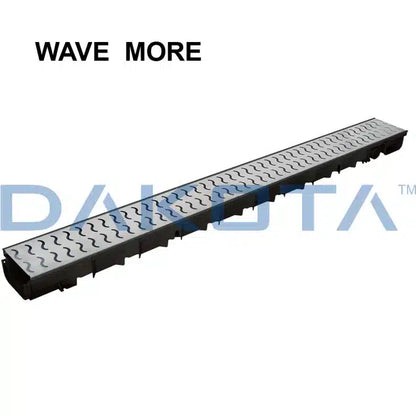 Pegasus Plus One S - Colore Nero - con Griglia in Acciaio Inox modello Wave More