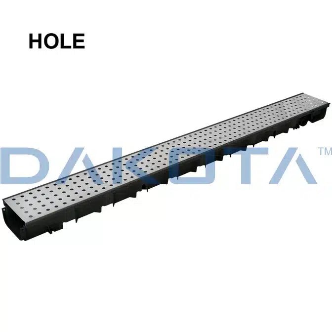 Pegasus Plus One S - Colore Nero - con Griglia in Acciaio Inox modello Hole
