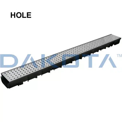 Pegasus Plus One S - Colore Nero - con Griglia in Acciaio Inox modello Hole