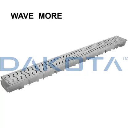Pegasus Plus One S - Colore Grigio - con Griglia in Acciaio Inox modello Wave More