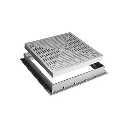 Kit Griglia/Telaio premontati per pozzetto 550x550 - Confezione da 4 pz.