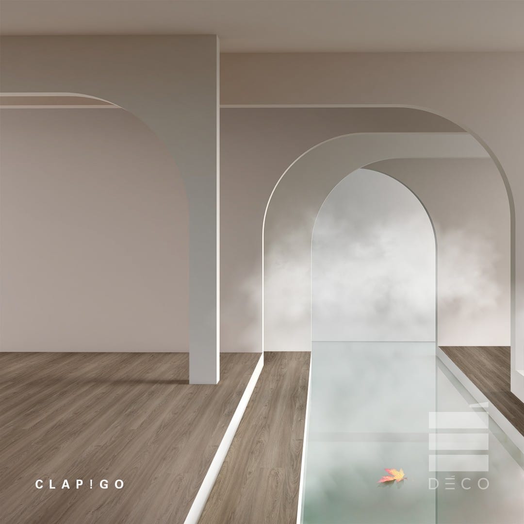 OUTLET - 201,40 MQ CLAP! GO - Pavimento a posa immediata Wood Effect - Doga Boards Caddo (Decoro Legno) - 5x181x1220mm