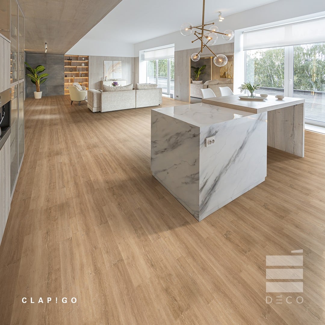 OUTLET - Stock da 151,05 mq CLAP! GO - Pavimento a posa immediata Wood Effect - Doga Boards Maui (Decoro Legno) - 5x181x1220mm