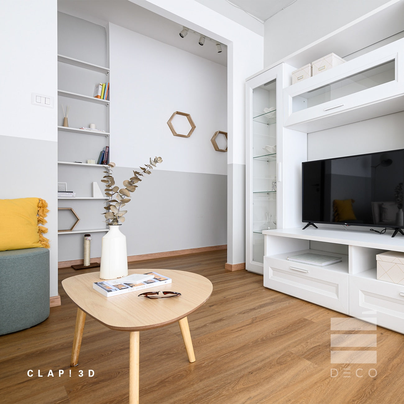 CLAP! 3D - Pavimento a posa immediata - Doga Max Yadan (Decoro Legno) 6x228x1800mm