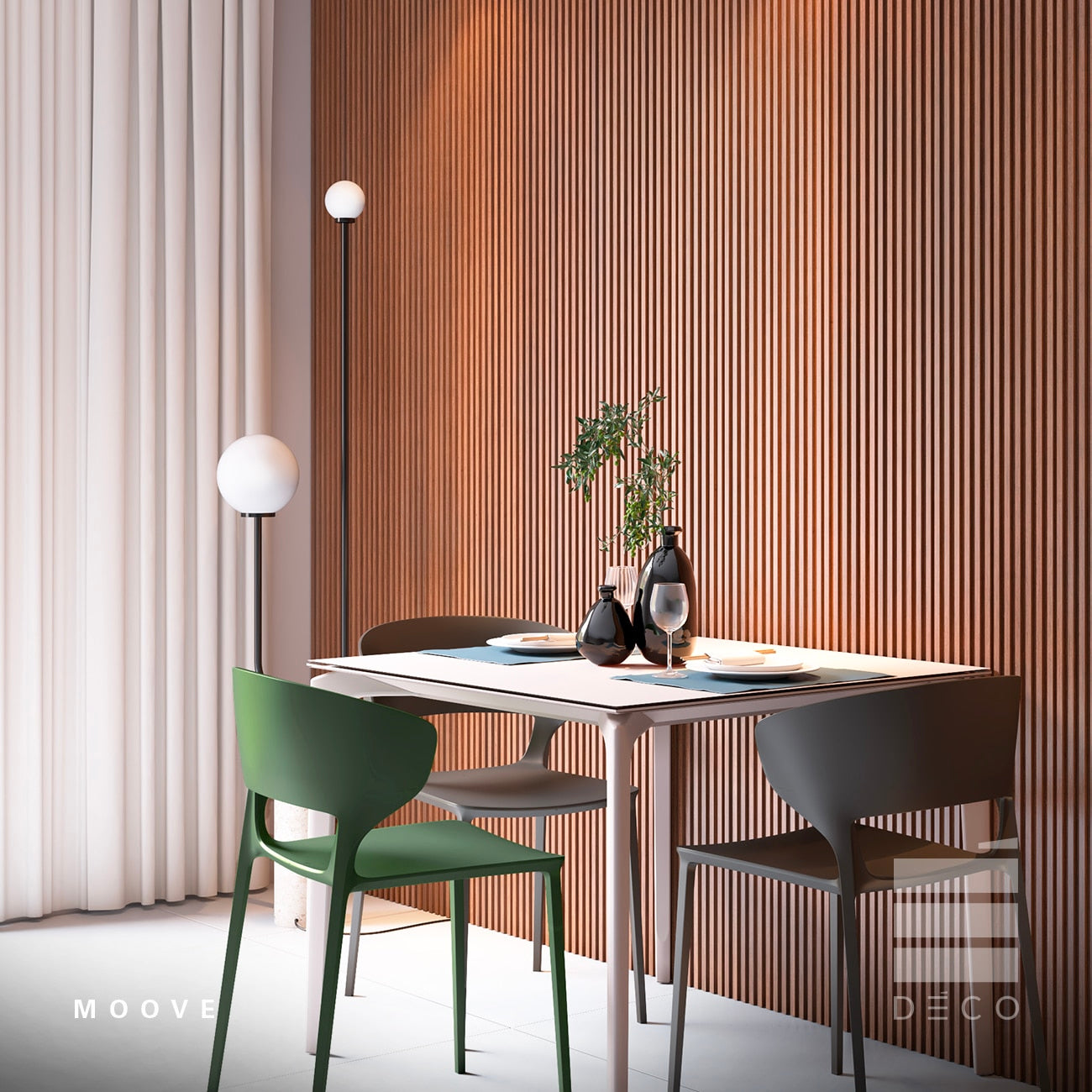 MOOVE.URBAN/Classic- Rivestimento a posa immediata - Finitura Cedar - Doga Kintai 13x179x2800mm