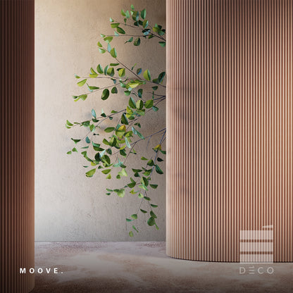 MOOVE.URBAN/Classic- Rivestimento a posa immediata - Finitura Teak - Doga Ruyi 15x160x2800mm