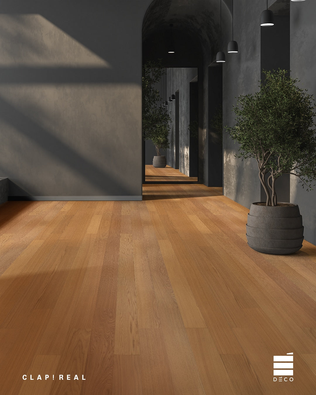 CLAP REAL! - Pavimento a posa immediata - Doga Isba (Rovere Naturale) 6x190x1900mm