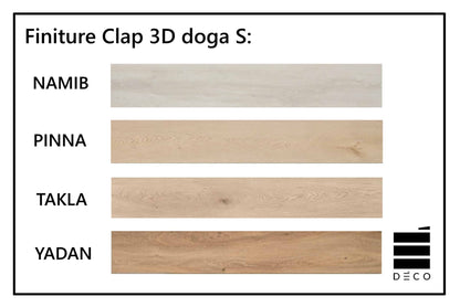 CLAP! 3D - Pavimento a posa immediata - Doga S Takla (Decoro Legno) 5x181x1220mm