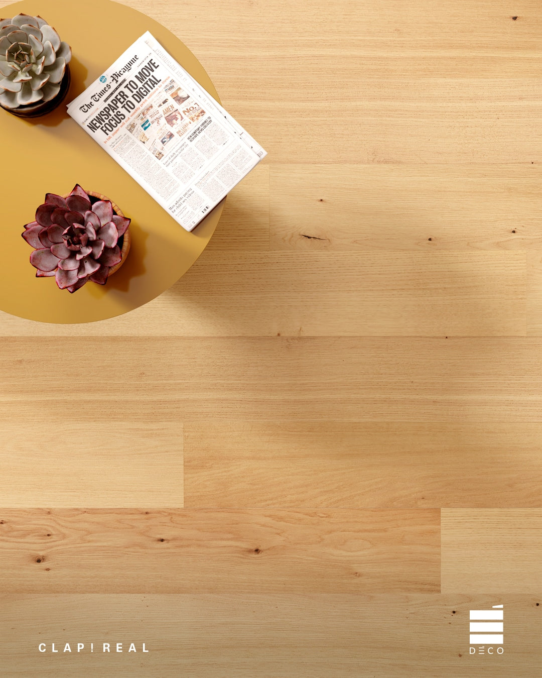 CLAP REAL! - Pavimento a posa immediata - Doga Isba (Rovere Naturale) 6x190x1900mm