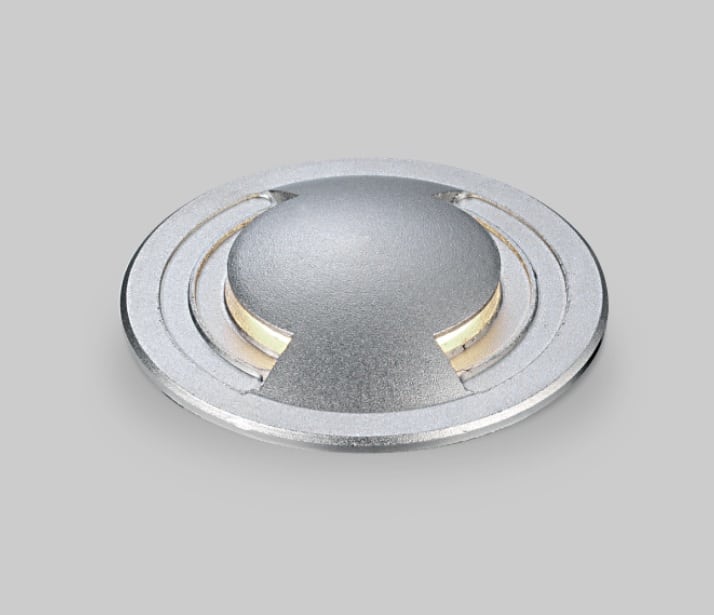 GONG - Faretto da incasso a terra Mono o Dual Emission