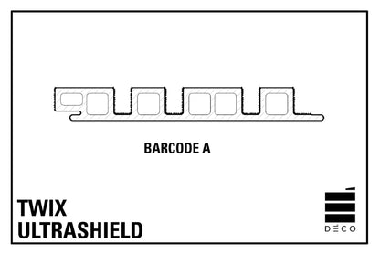 TWIX ULTRASHIELD- Rivestimento - Profilo Barcode A - 25x197x3000mm