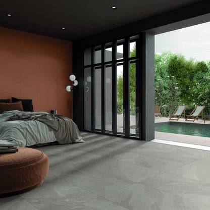 Gres spessorato ULTRA TIME STONE CENERE 60x120x2 cm