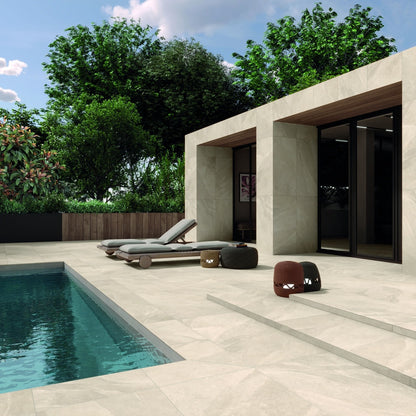 Gres spessorato ULTRA TIME STONE SABBIA 60x60x2 cm