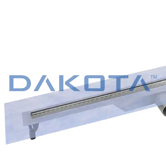 Kit - Canaletta Dakua+ Slim con Griglia Inox 900 - Canaletta per doccia a pavimento 25x900