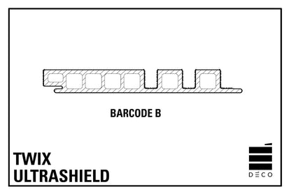 TWIX ULTRASHIELD- Rivestimento - Profilo Barcode B - 25x197x3000mm
