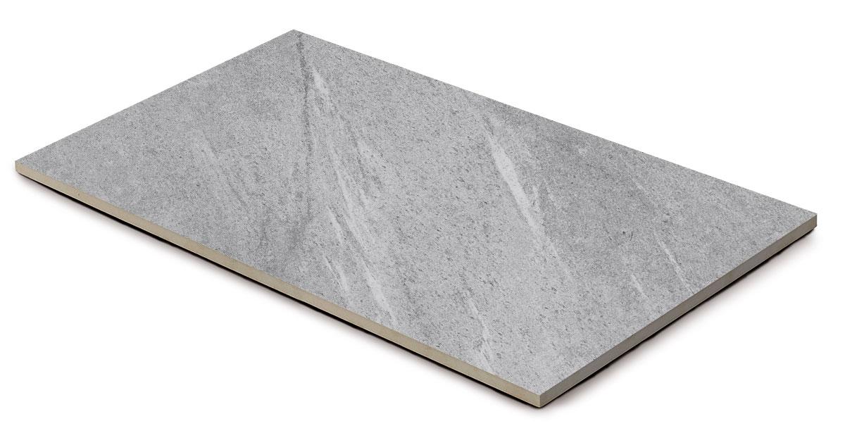Gres spessorato BRAZIL QUARZIT LIGHT GREY 40x80x3 cm