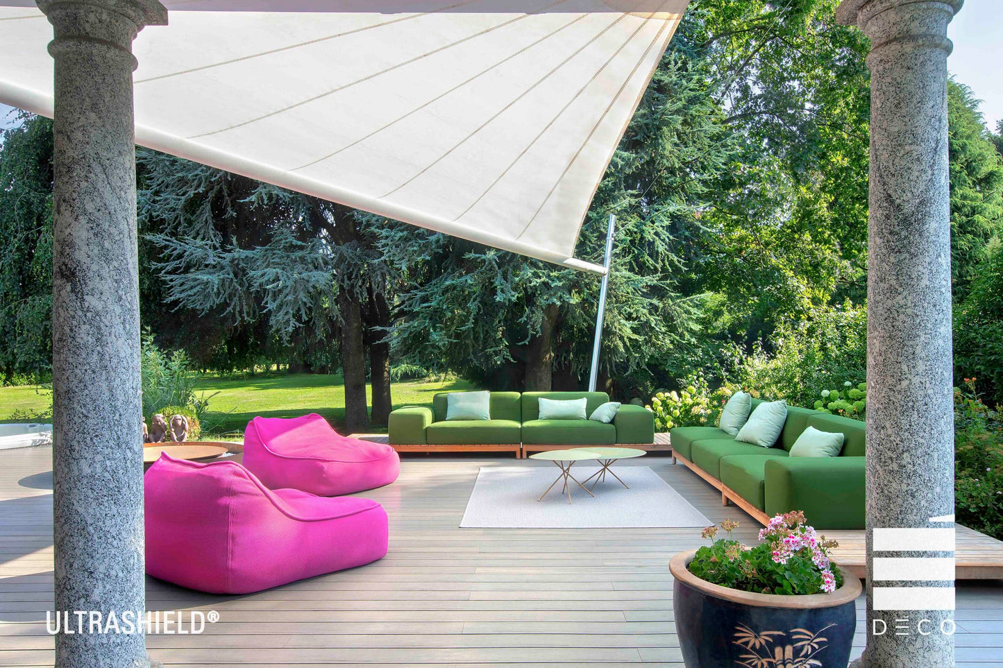 DOGHE ULTRASHIELD - Pavimento per esterno - Doga a Scomparsa - 23x145x2200mm