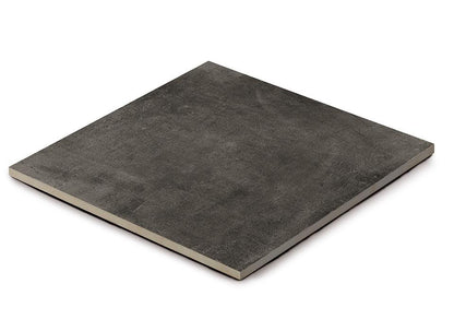 Gres spessorato CEMENTO BLACK 60x60x2 cm - da pavimentazione e rivestimento